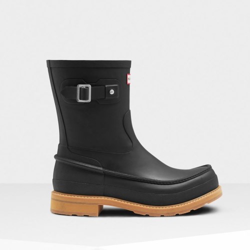 Hunter Original Moc Toe Short Rain Boots For Mens - NZ C8402